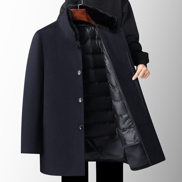 Wool Overcoat Detachable - Image 7