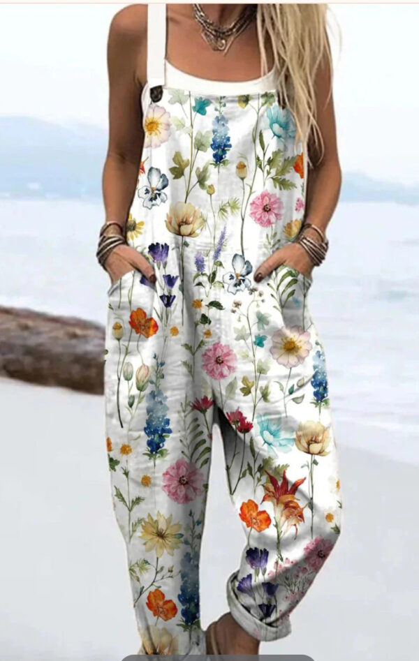 Women's Summer Digital 3D Printing Casual Suspenders - Image 9