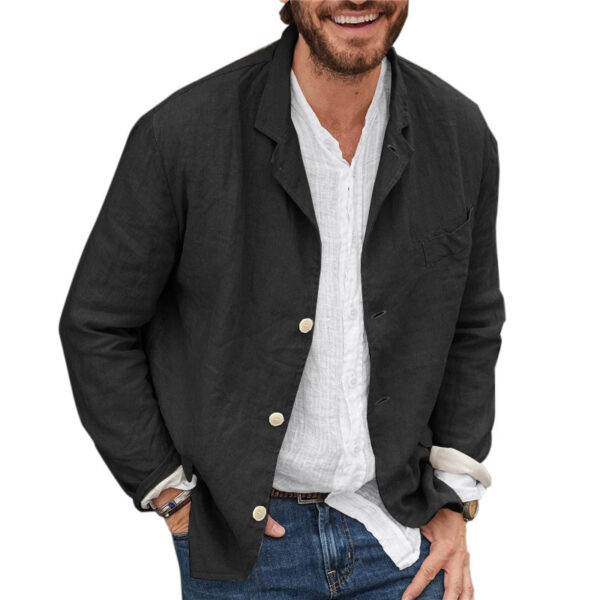 Cotton And Linen Jacket - Image 8