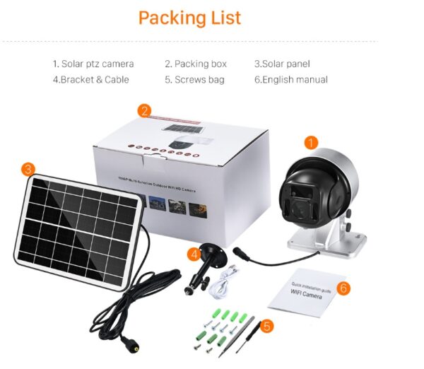 Solar Powered Wireless WiFi Surveillance Camera - Image 4