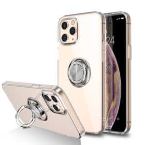 Transparent Mobile Phone Case Ring Bracket All-Inclusive Anti-Fall Protective Cover