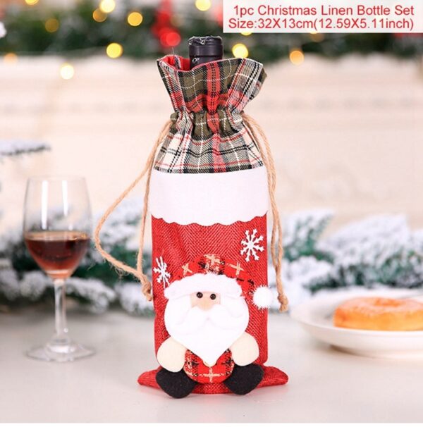 Christmas Decorations Christmas Wine Bottle Socks - Image 6
