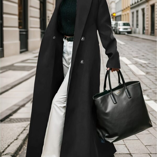 Double Breasted Trench Coat - Image 6