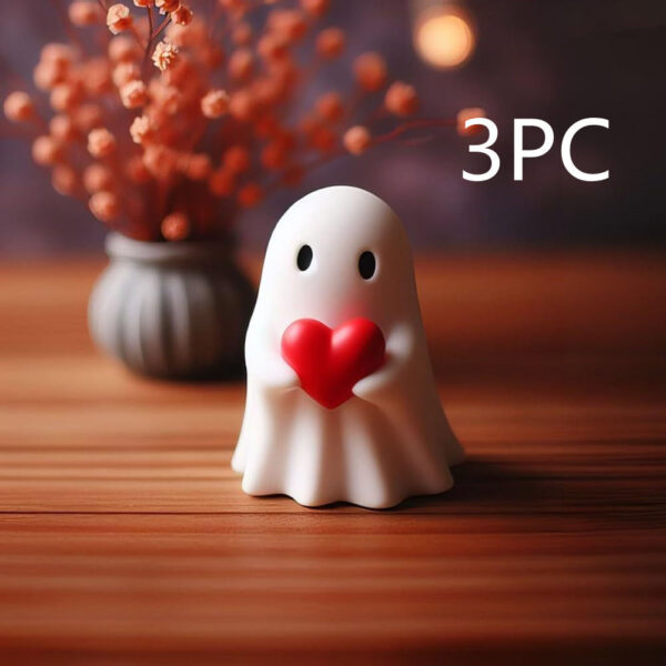 Halloween Middle Finger Love Ghost Ornaments - Image 10