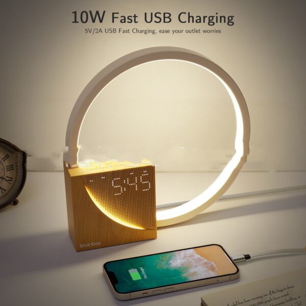 Desk Lamp With Alarm Clock - Image 4