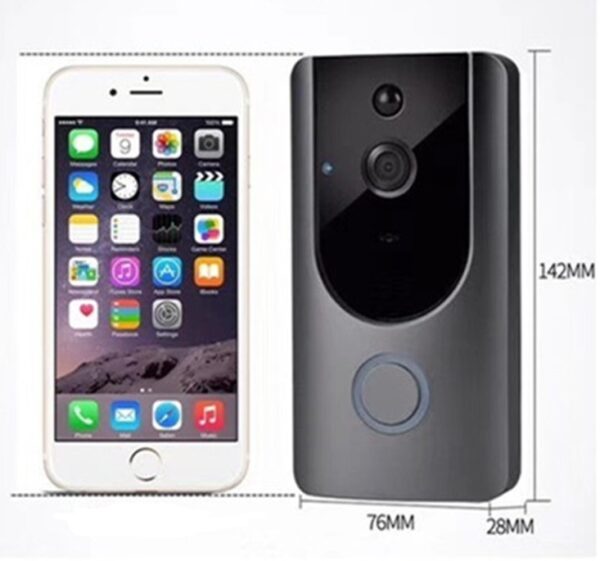 Smart WiFi Video Doorbell Camera Visual Intercom With Chime Night Vision IP Door Bell Wireless Security Camera - Image 2