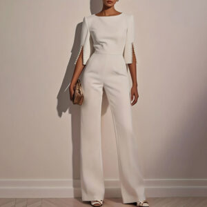 Round Neck Jumpsuit