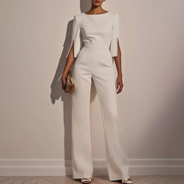 Round Neck Jumpsuit