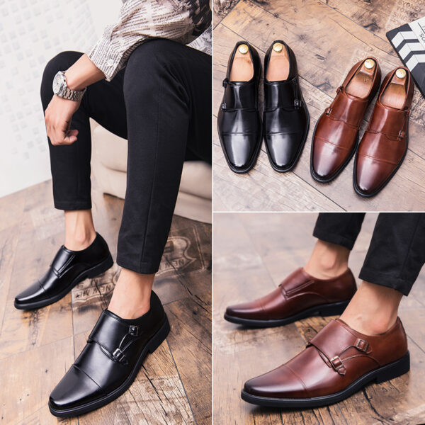 British Slip On Leather Shoes - Image 2