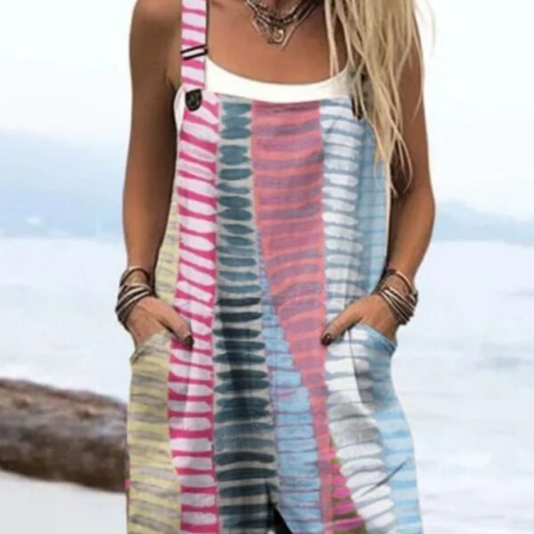 Women's Summer Digital 3D Printing Casual Suspenders