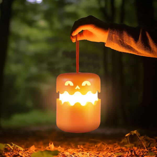Halloween Pumpkin Lamp Foldable Portable Small Night Lamp - Image 4