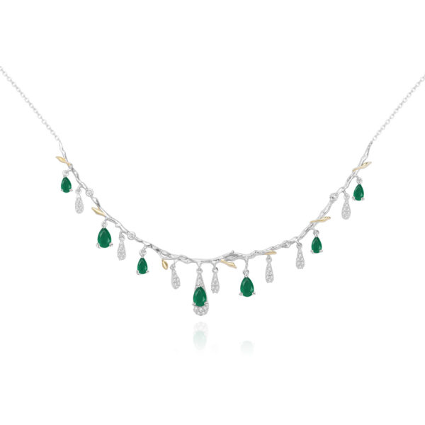 S925 Silver Natural Topaz Necklace - Image 6