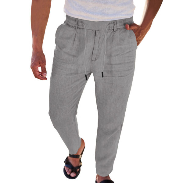 Cotton And Linen Trousers - Image 10