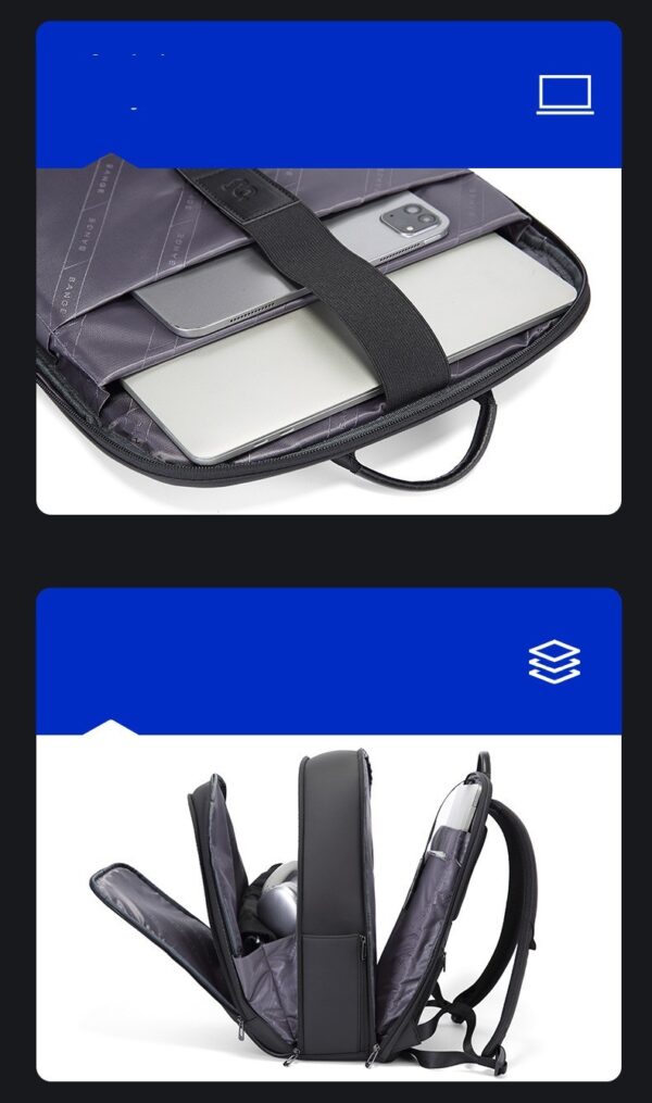 Fashion Commuter Laptop Men's Backpack - Image 7
