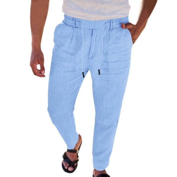 Cotton And Linen Trousers - Image 5