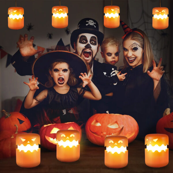 Halloween Pumpkin Lamp Foldable Portable Small Night Lamp - Image 2