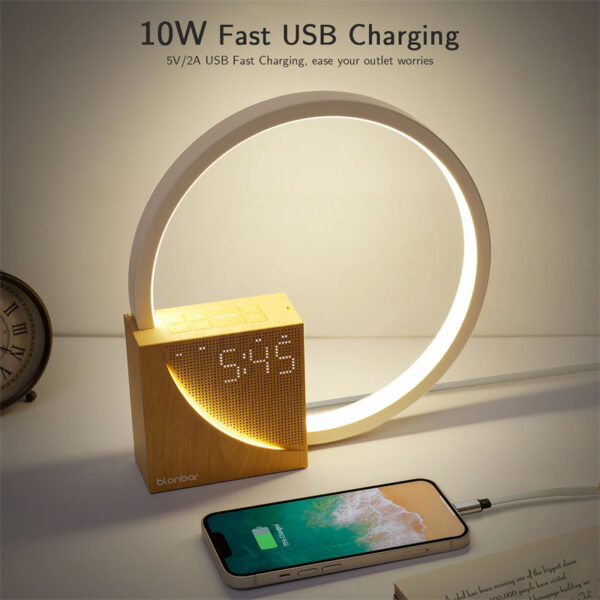 Desk Lamp With Alarm Clock - Image 5