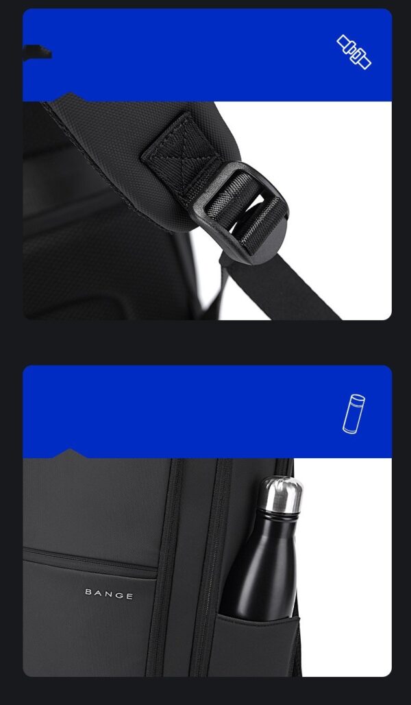 Fashion Commuter Laptop Men's Backpack - Image 6