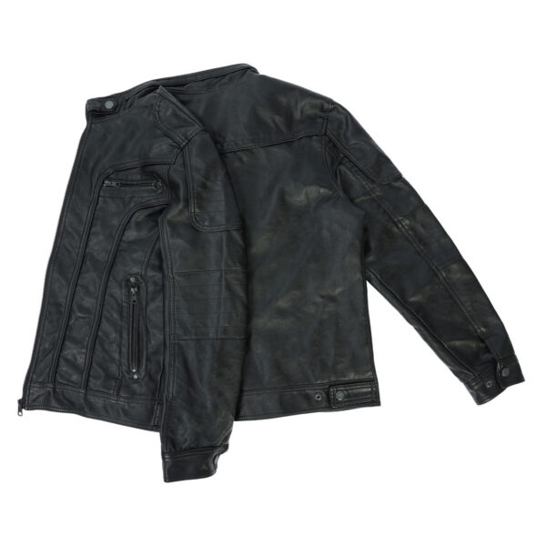 PU Leather Motorcycle Jacket - Image 3