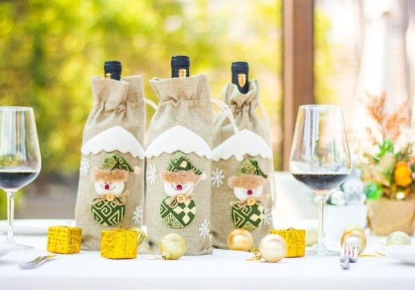 Christmas Decorations Christmas Wine Bottle Socks - Image 3