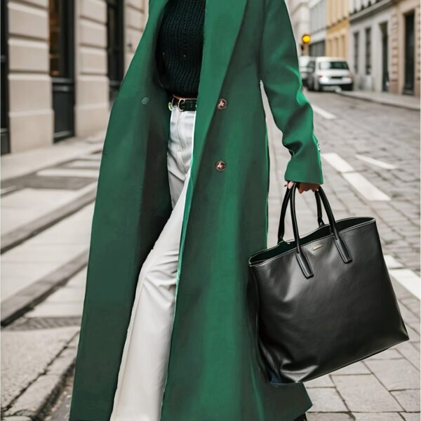 Double Breasted Trench Coat - Image 2