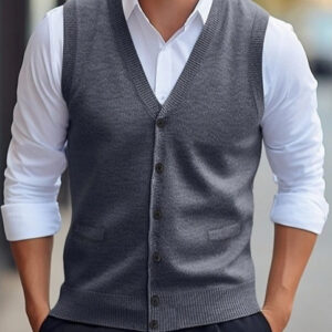 Wool Knit Cardigan
