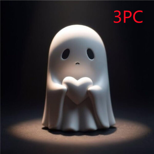 Halloween Middle Finger Love Ghost Ornaments - Image 8