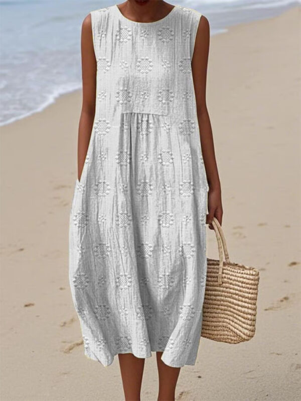 Women's Fashionable Loose All-match 3D Printing Dress - Image 9