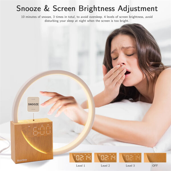 Desk Lamp With Alarm Clock - Image 7