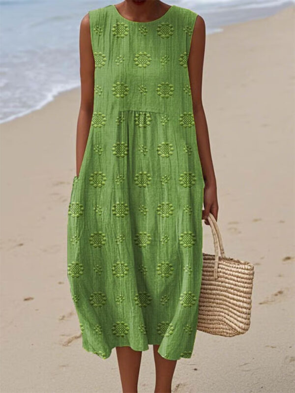 Women's Fashionable Loose All-match 3D Printing Dress - Image 10