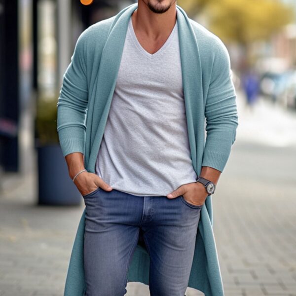 Long Woolen Coat - Image 5