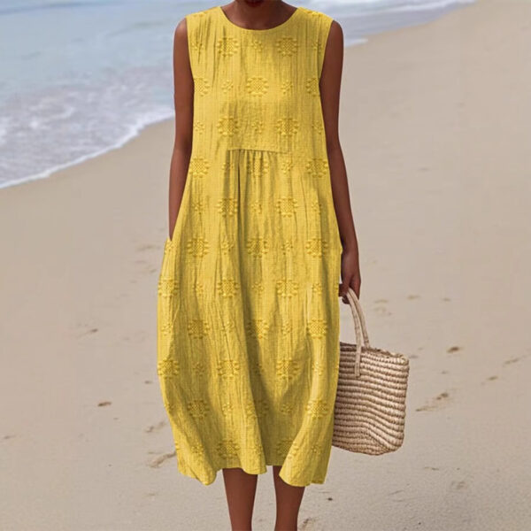 Women's Fashionable Loose All-match 3D Printing Dress - Image 3
