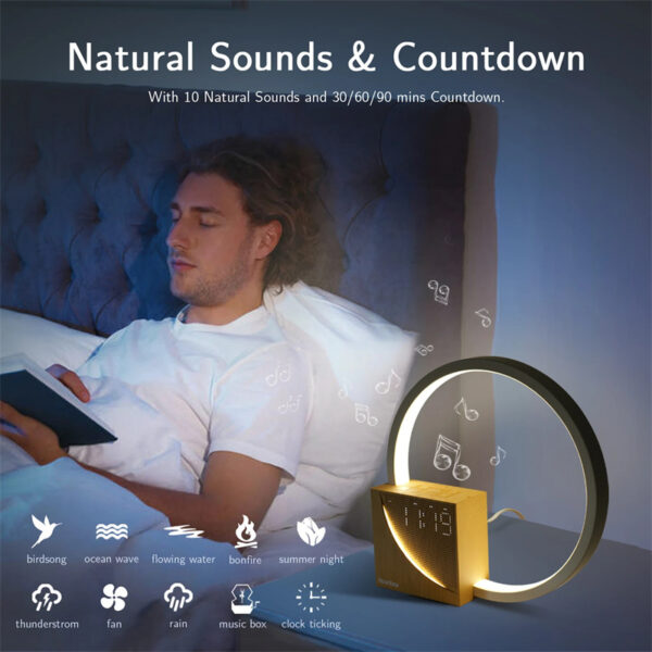 Desk Lamp With Alarm Clock - Image 8