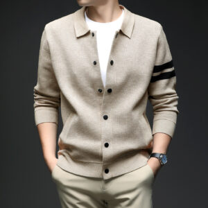 Knitted Cardigan Lapel Jacket