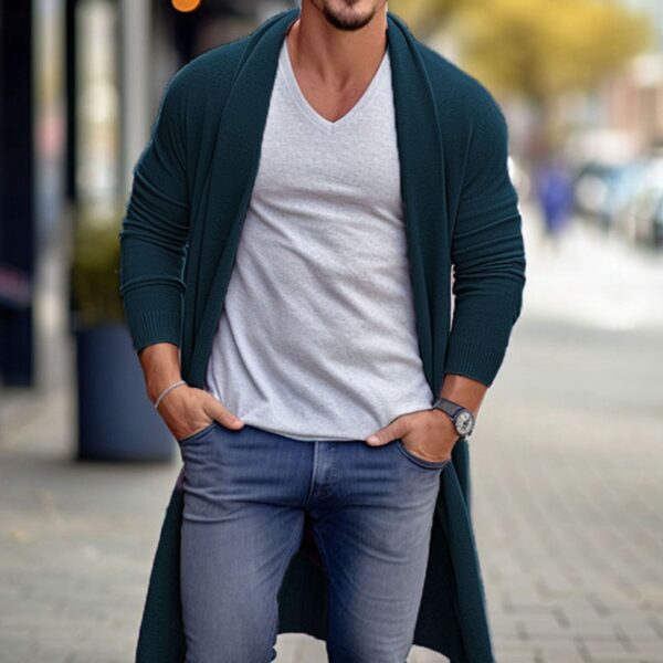 Long Woolen Coat - Image 3