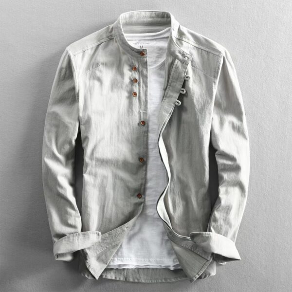 Stand Collar Shirt - Image 7