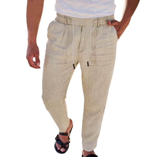 Cotton And Linen Trousers - Image 7