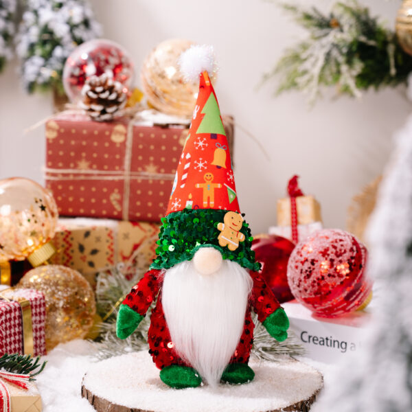 Christmas Fabric Decorative Faceless Doll Ornament Christmas Decorations - Image 4