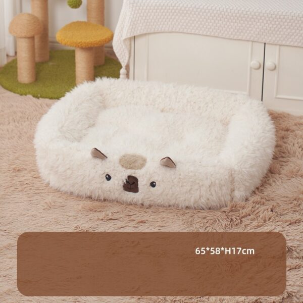 Cat Kennel Dog Kennel Pet Cushion Bed Cat Winter Warm Supplies - Image 6