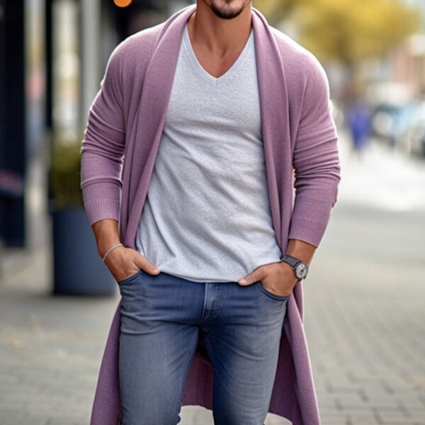 Long Woolen Coat - Image 6