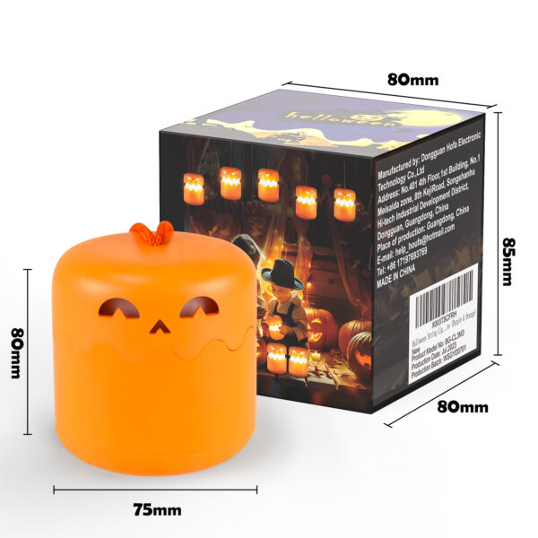 Halloween Pumpkin Lamp Foldable Portable Small Night Lamp - Image 5