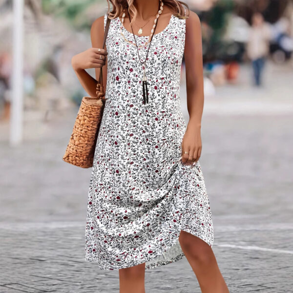 Women's Breathable Sleeveless Vest Dress - Image 2