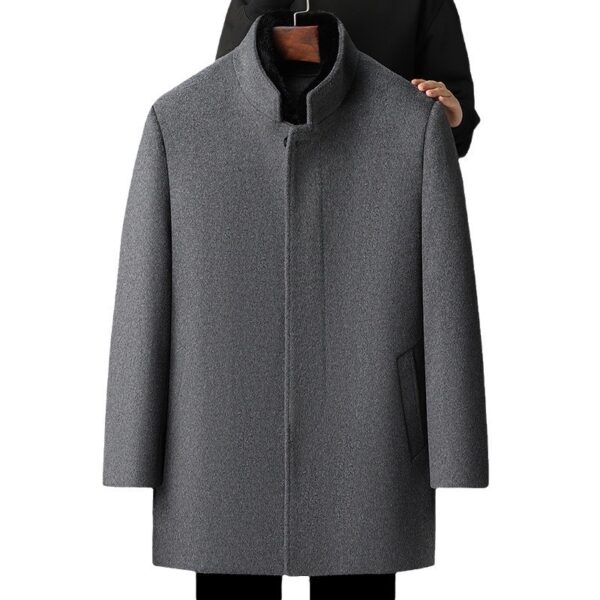 Wool Overcoat Detachable - Image 3