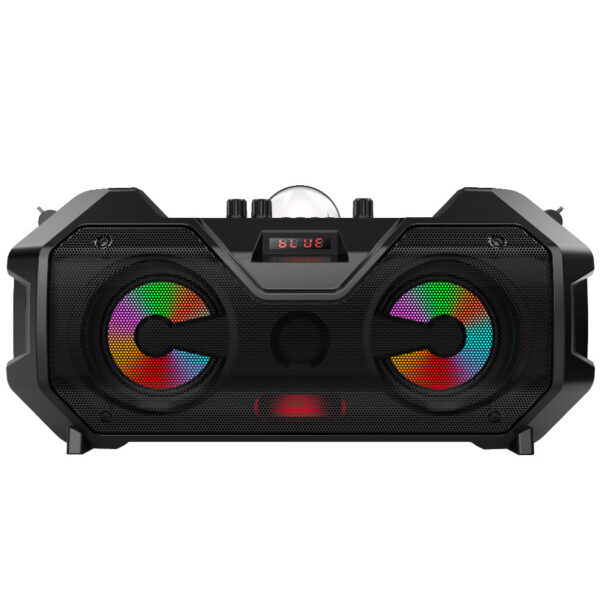 Microphone Dual Microphone Bluetooth Speaker - Image 4