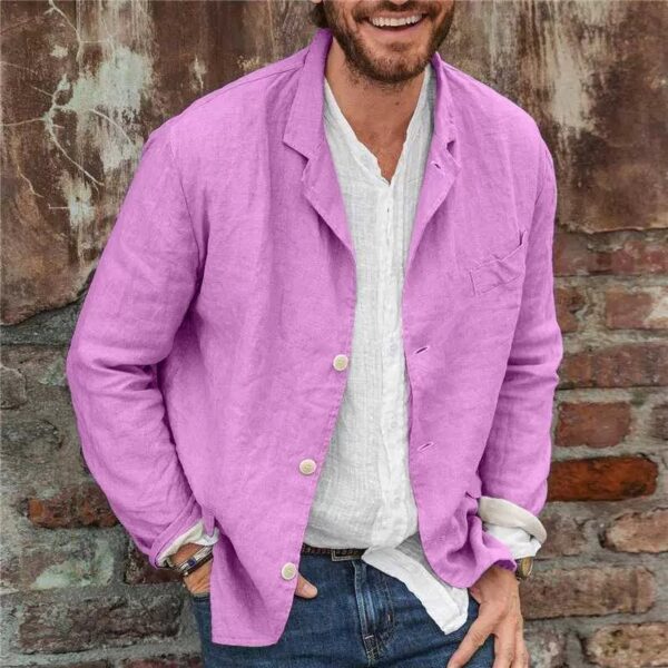 Cotton And Linen Jacket - Image 9