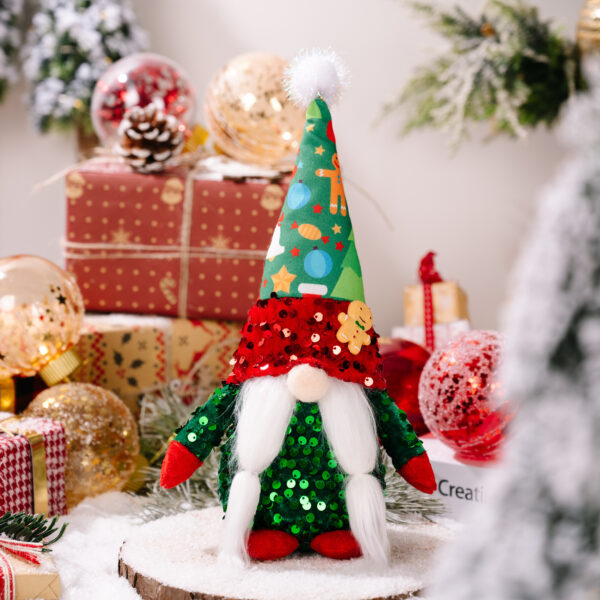 Christmas Fabric Decorative Faceless Doll Ornament Christmas Decorations - Image 5