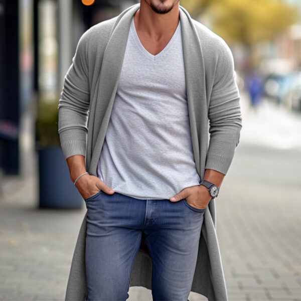 Long Woolen Coat - Image 2