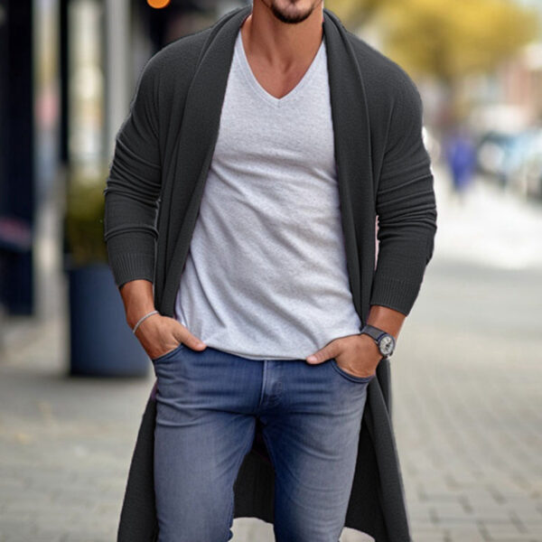Long Woolen Coat - Image 4