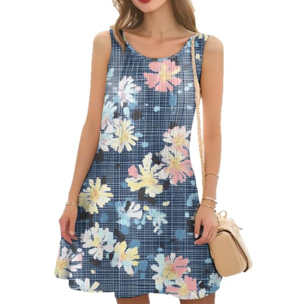 Women's Breathable Sleeveless Vest Dress - Image 5