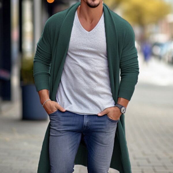 Long Woolen Coat - Image 7